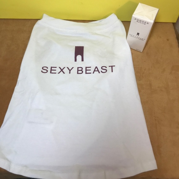 Sexy Beast Other - Sexy Beast Dog Pet Shirt White T-Shirt Top XL Top